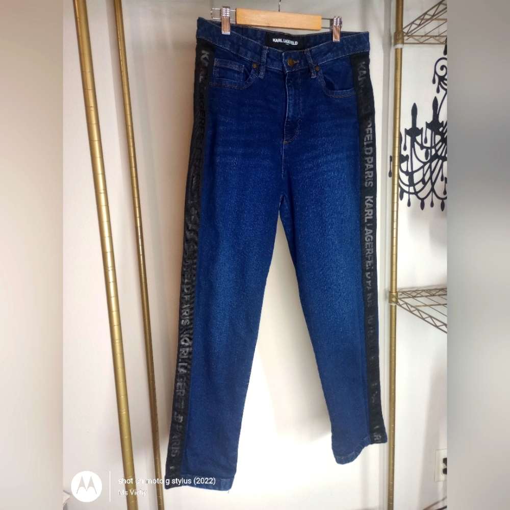 Jeans. Karl Lagerfeld. Size 8. Straight Leg, Classic Style